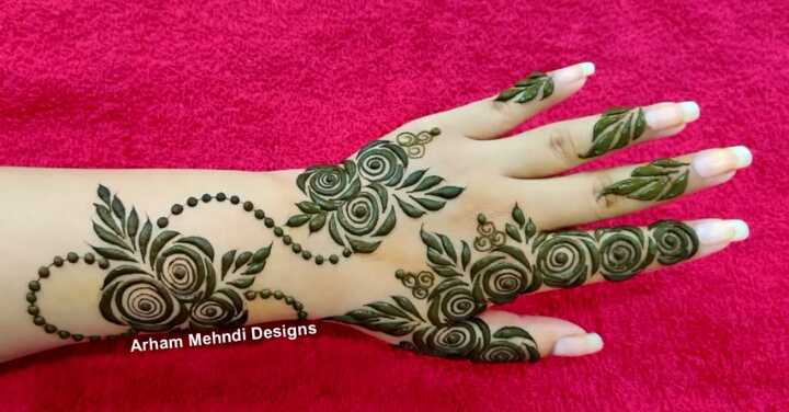 Stylish Dubai Gulf Mehndi Design for Hand || Arham Mehndi Designs - YouTube-kimdongho.edu.vn